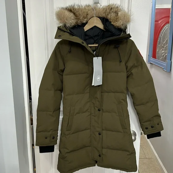 Canada Goose Shelburne Parka Military Green 3802L-49 Size 2XS - Picture 2 of 12